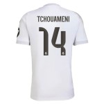 Günstige Fußballtrikots Real Madrid Tchouameni 14 Heimtrikot 2025-26 Kurzarm